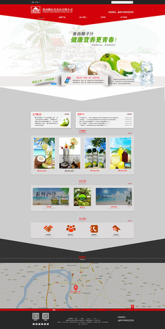 海南椰山岛食品pc端改版|企业官网|网页|jucker - 原创设计作品 